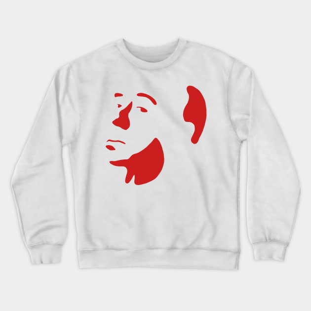 Alfred Hitchcock Fan Art Crewneck Sweatshirt by isstgeschichte